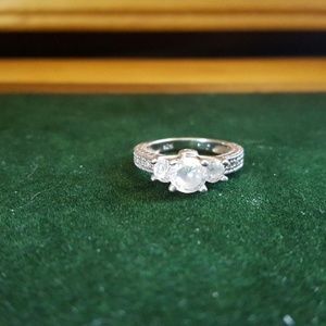 Cubic Zirconia engagement ring
